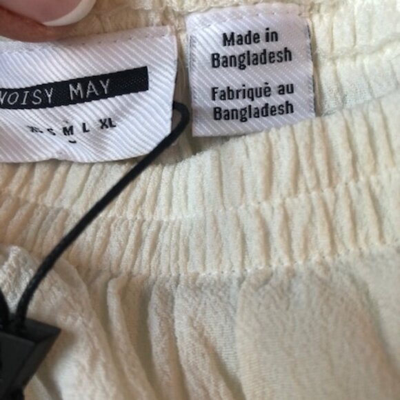 Moisy May White Spaghetti Strap Romper – NWT – Size M - Picture 2 of 4